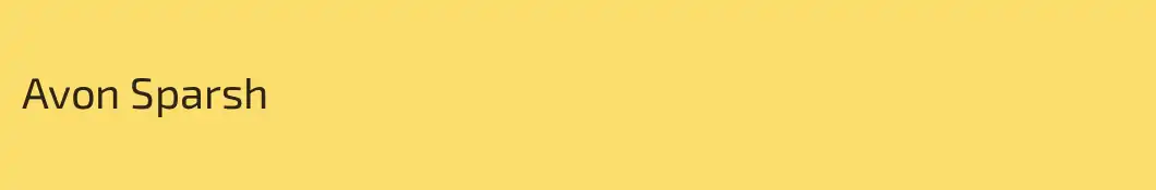 Avon Sparsh 